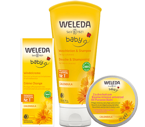 Weleda Baby Calendula Baume intense universel 25g – Médecine Complémentaire  Genève