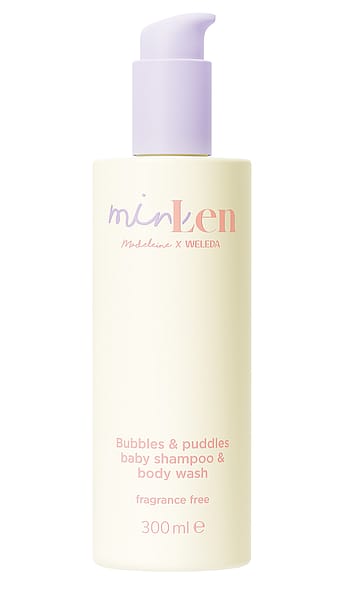 minLen Bubbles & Puddles Baby Shampoo & Body Wash