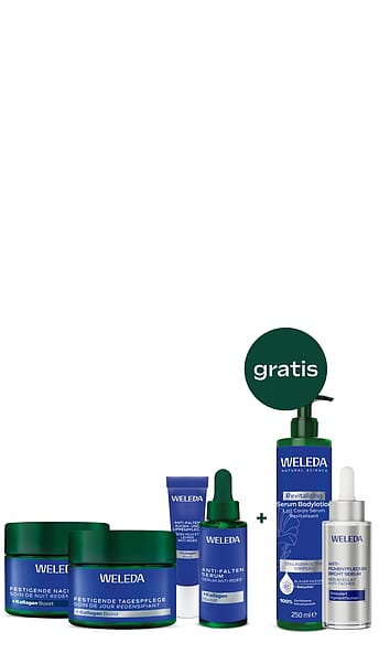 VORTEILS-SET Blauer Enzian 4+2 Bright Serum und Bodylotion gratis
