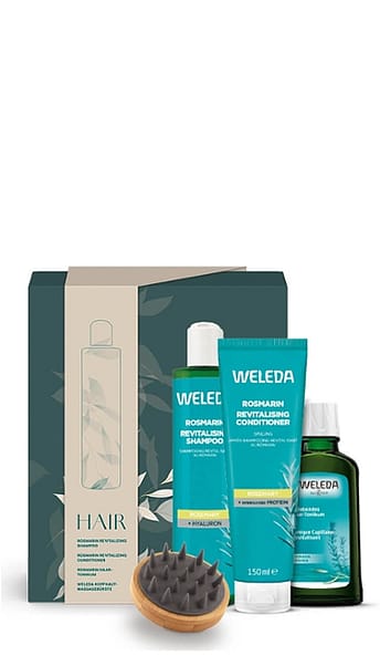 Coffret cadeau Haircare avec brosse de massage du cuir chevelu