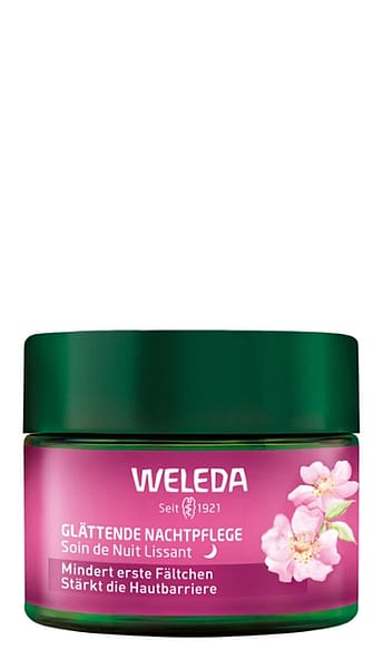 Glättende Nachtpflege Wildrose & Weisser Tee