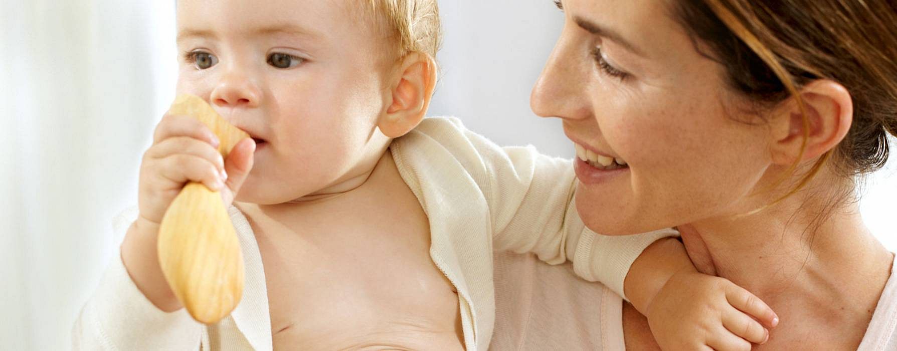 baby with mum