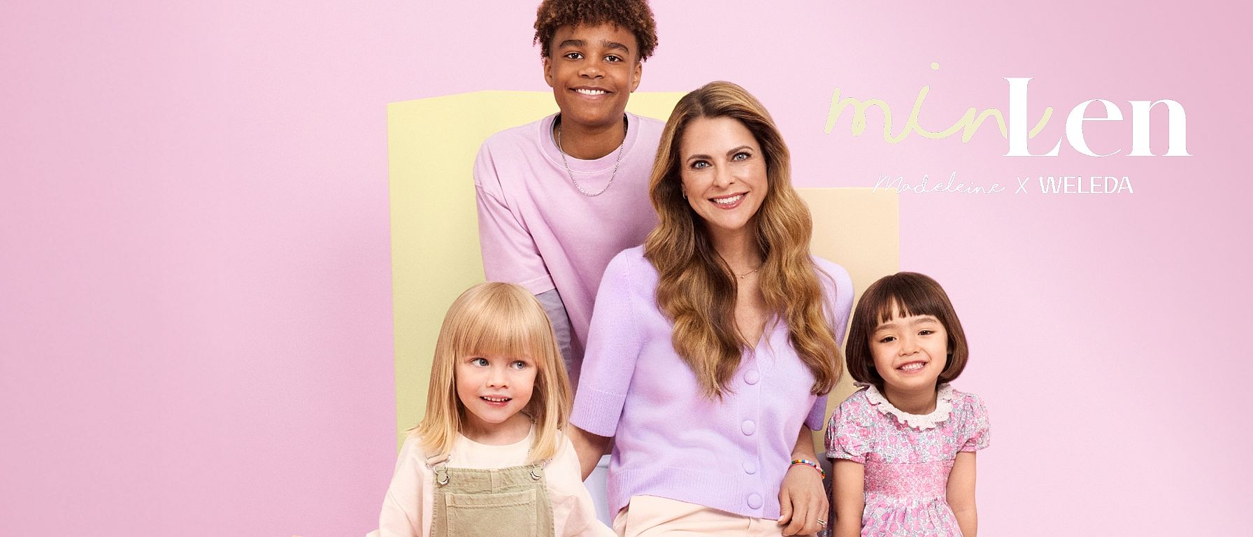 Princesse Madeleine avec des enfants