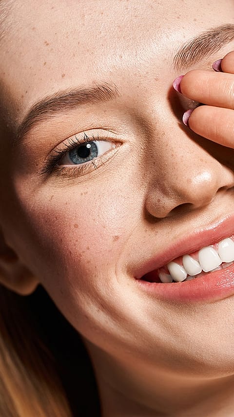 Femme souriante