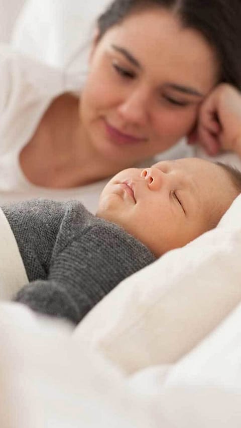 mutter mit baby