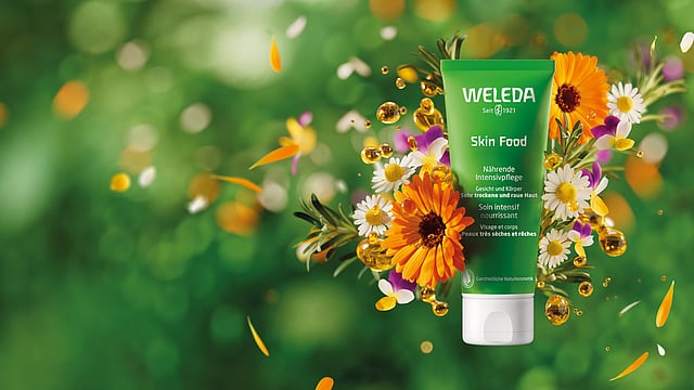 Skin Food avec des fleurs