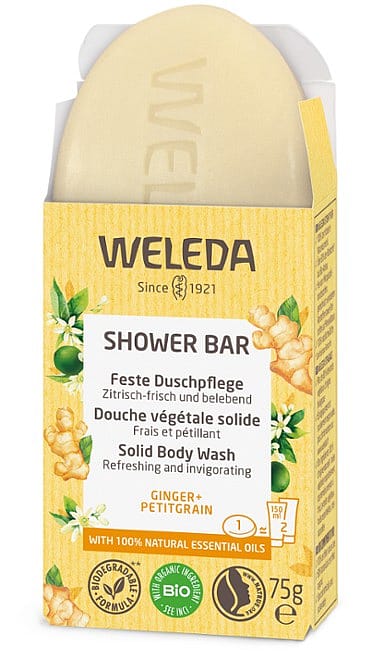 Douche végétale solide gingembre + petitgrain