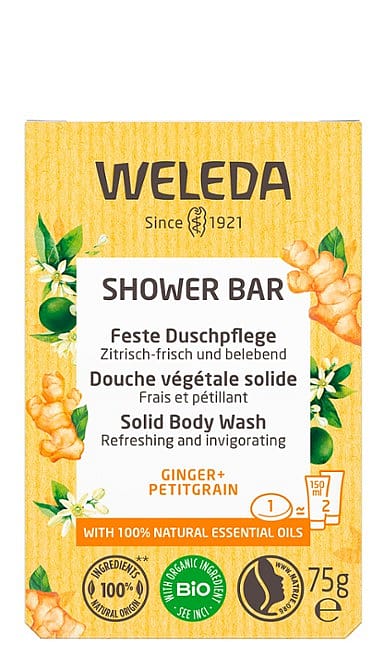 Douche végétale solide gingembre + petitgrain