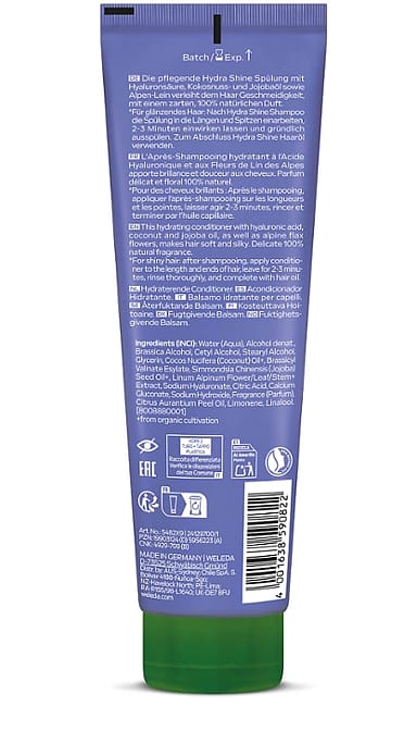 Hydra Shine Après-Shampooing Hydration Fleurs de Lin des Alpes