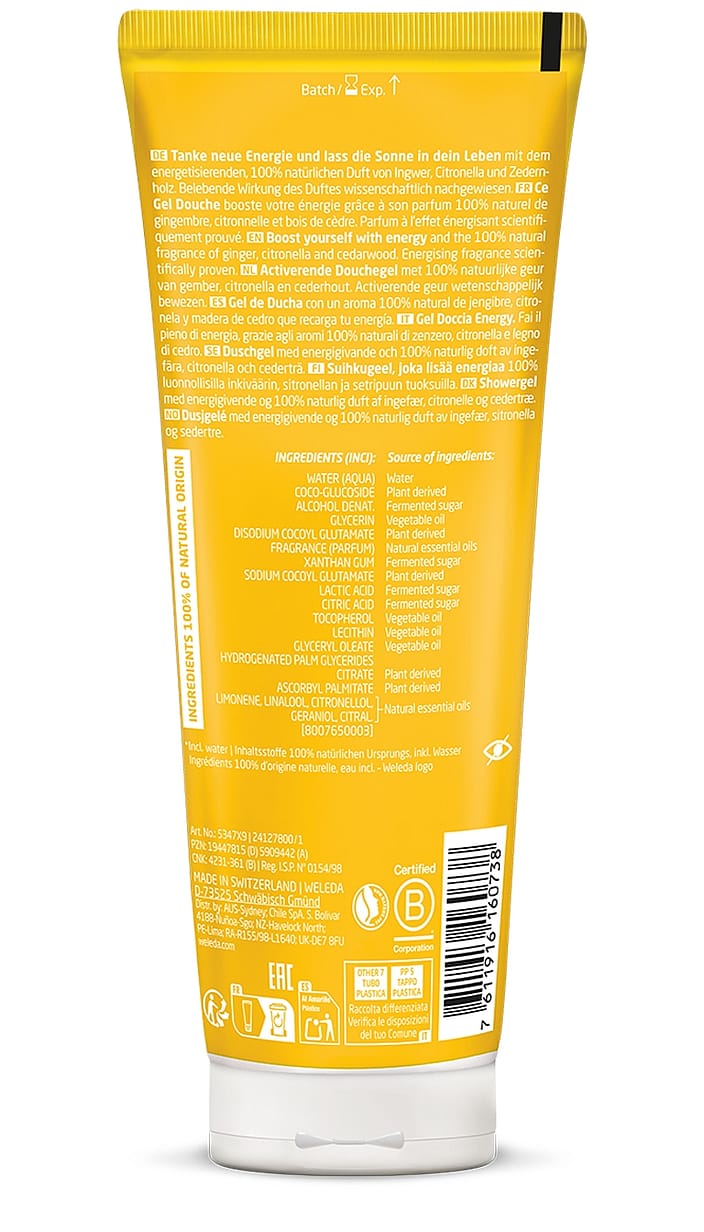 Energy Shower Gel Ingwer