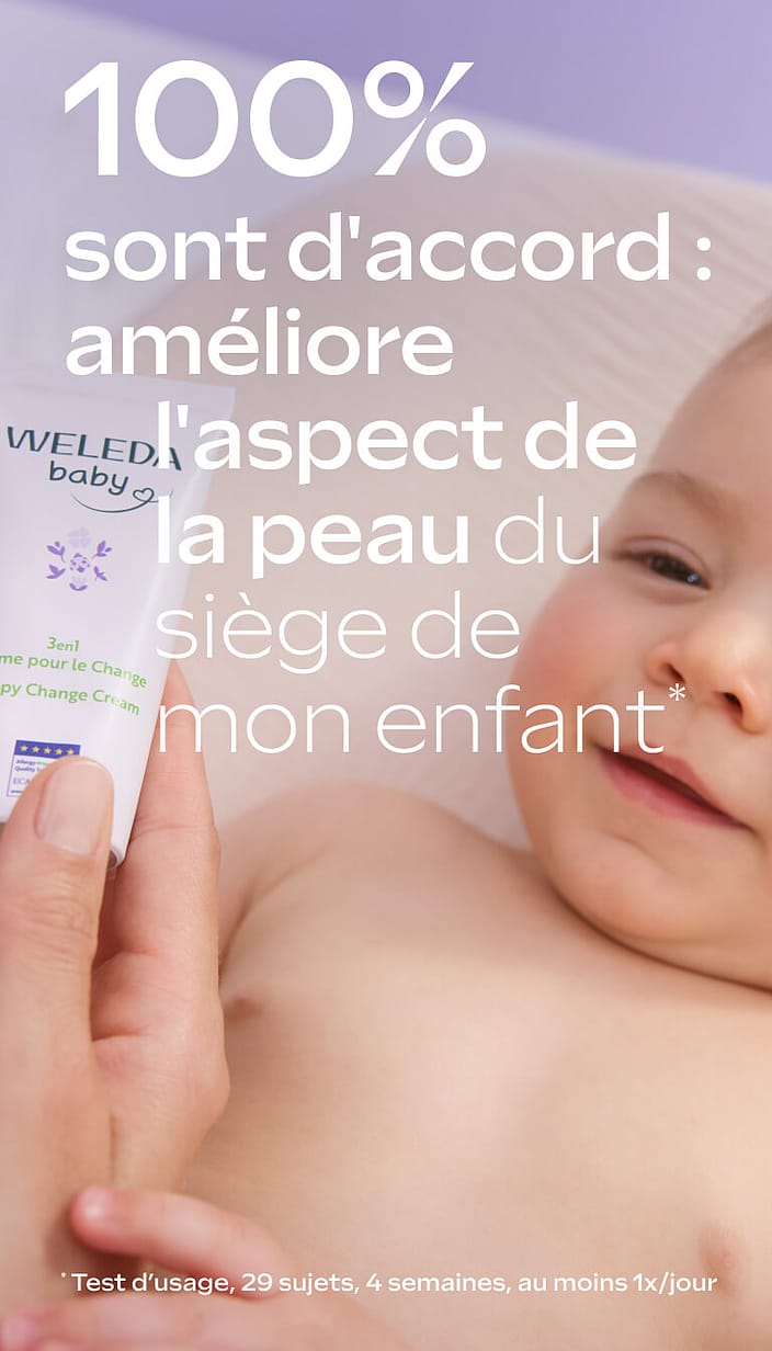 Derma 3 en 1​ Crème Change Mauve Blanche