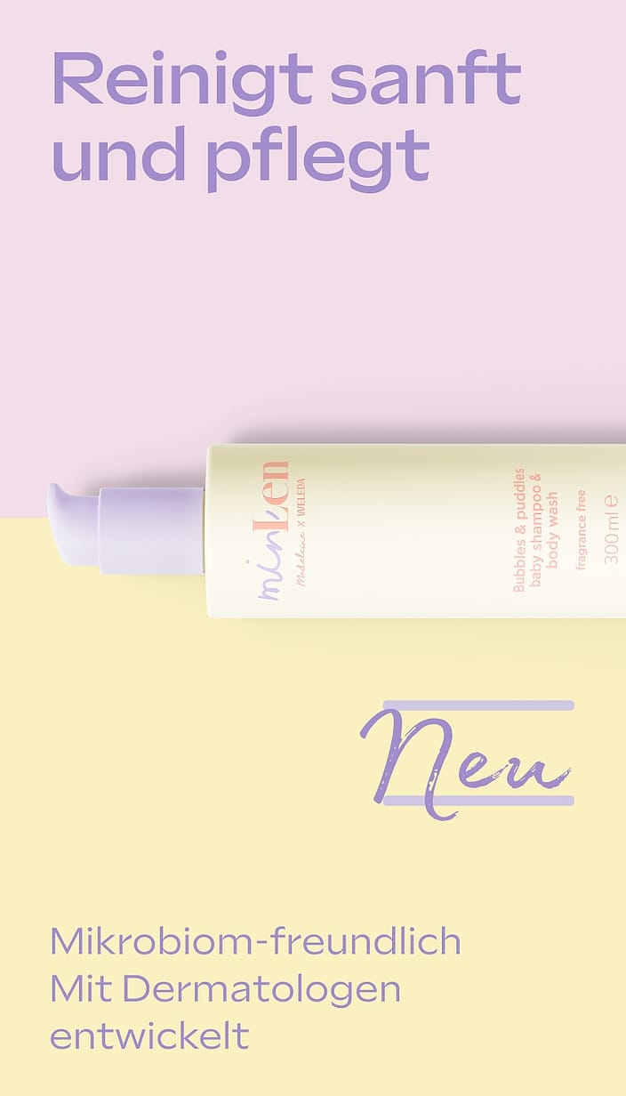 minLen Bubbles & Puddles Baby Shampoo & Body Wash