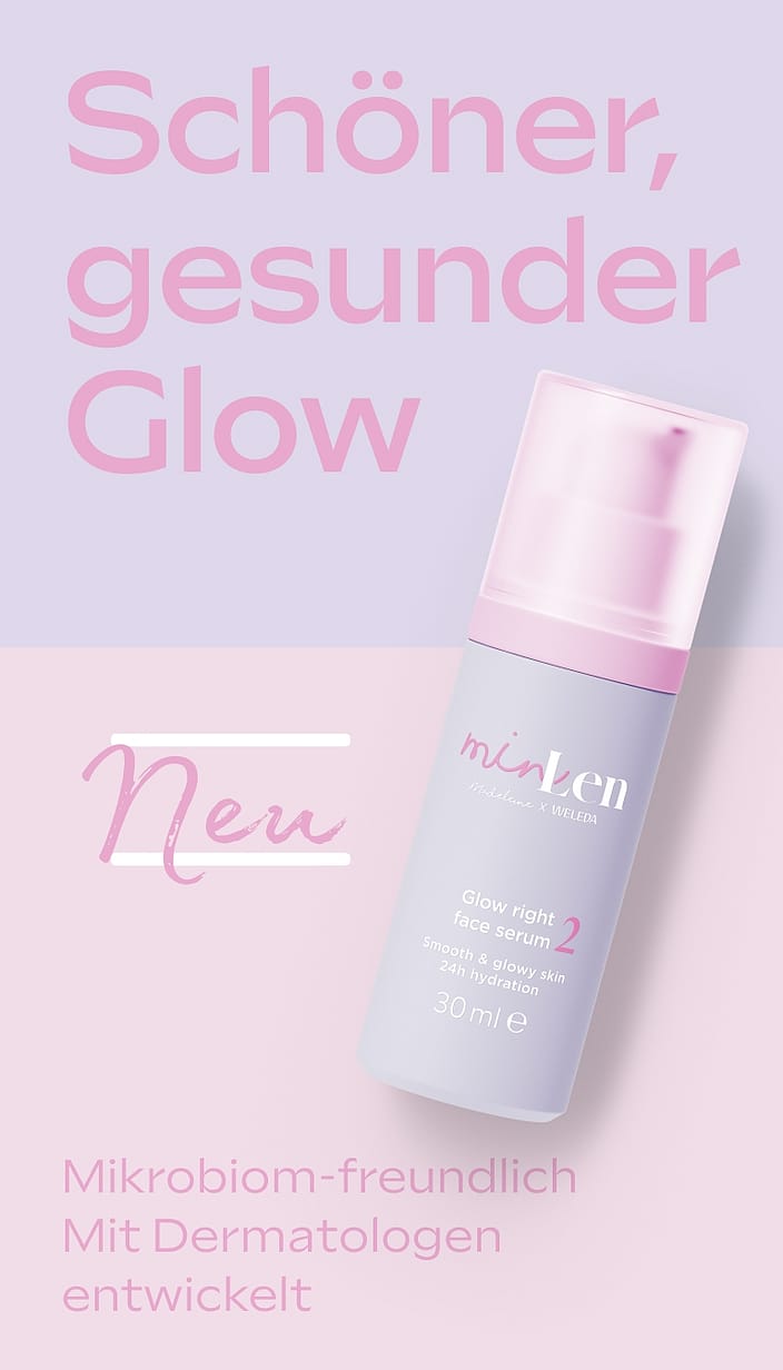 minLen Glow Right Face Serum