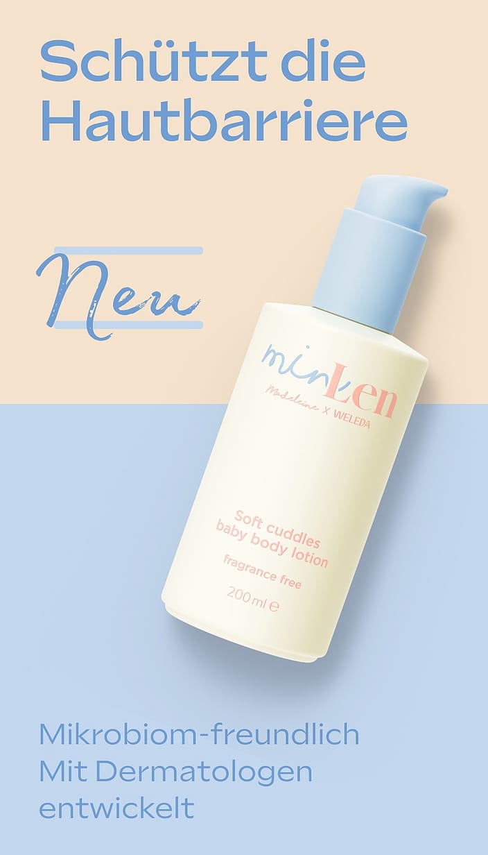 minLen Soft Cuddles Baby Body Lotion