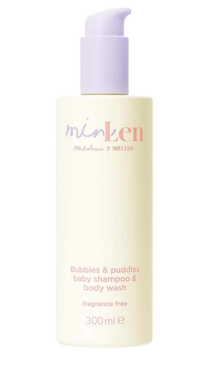 minLen Bubbles & Puddles Baby Shampoo & Body Wash
