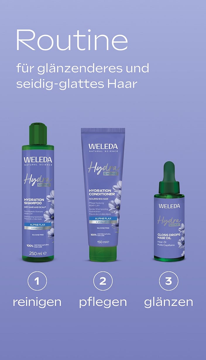 Hydra Shine Feuchtigkeits-Shampoo Alpen-Lein
