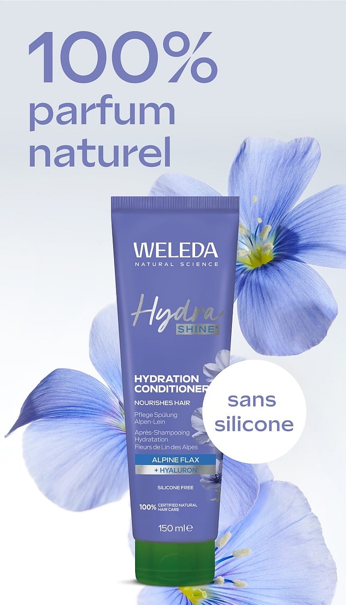 Hydra Shine Après-Shampooing Hydration Fleurs de Lin des Alpes