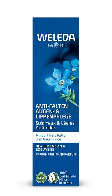 Anti-Falten Augen- und Lippenpflege Blauer Enzian & Edelweiss