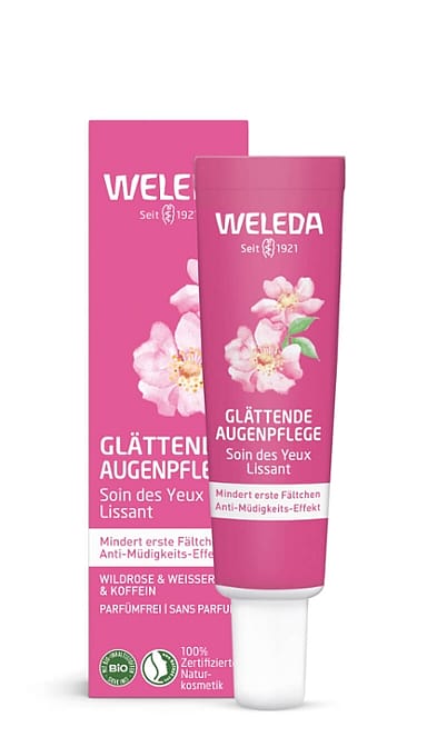 Glättende Augenpflege Wildrose & Weisser Tee