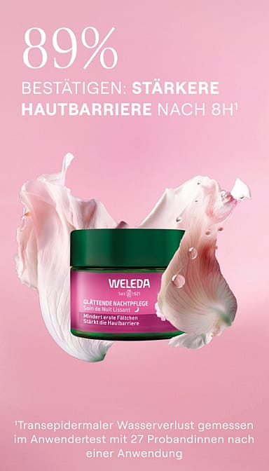 Glättende Nachtpflege Wildrose & Weisser Tee