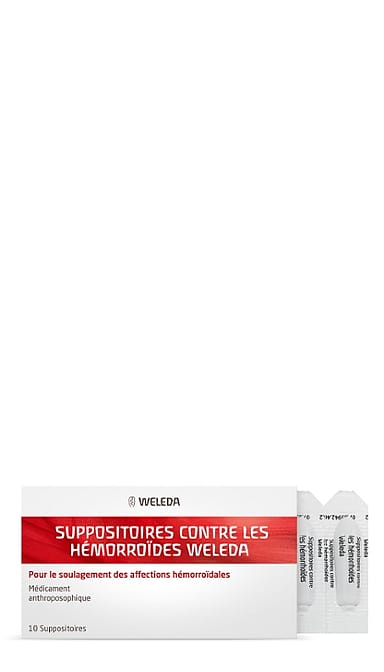 Suppositoires contre les hémorroïdes Weleda