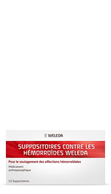 Suppositoires contre les hémorroïdes Weleda