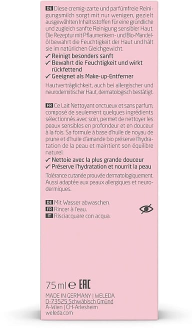 Lait Nettoyant Sensitive à l'Amande