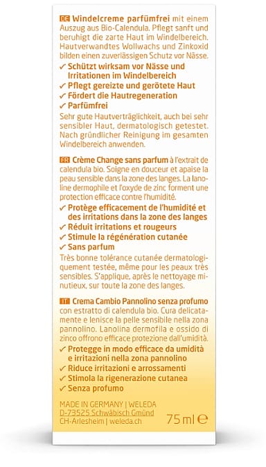 Calendula Crème Change sans parfum