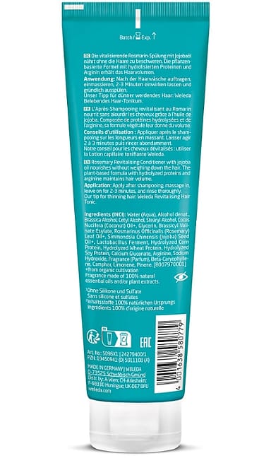 Après-Shampooing Revitalisant au Romarin