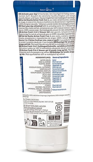 FOR MEN Active Fresh 3in1 Shower Gel