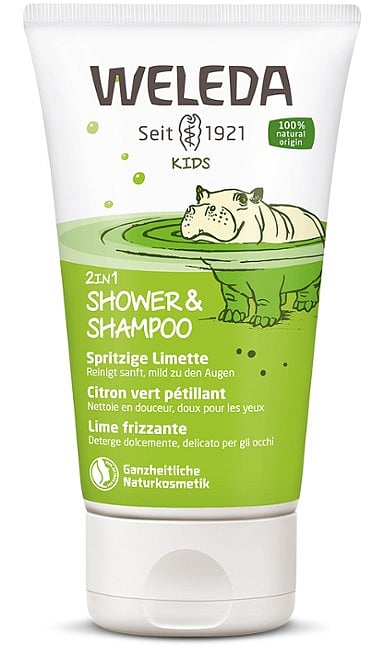 Kids 2in1 Shower & Shampoo Spritzige Limette