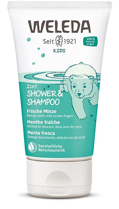 Kids 2in1 Shower & Shampoo Menthe fraîche