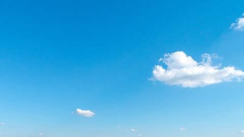 ciel avec un nuage