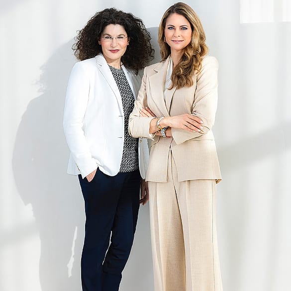 Prinzessin Madeleine von Schweden und CEO Tina Müller