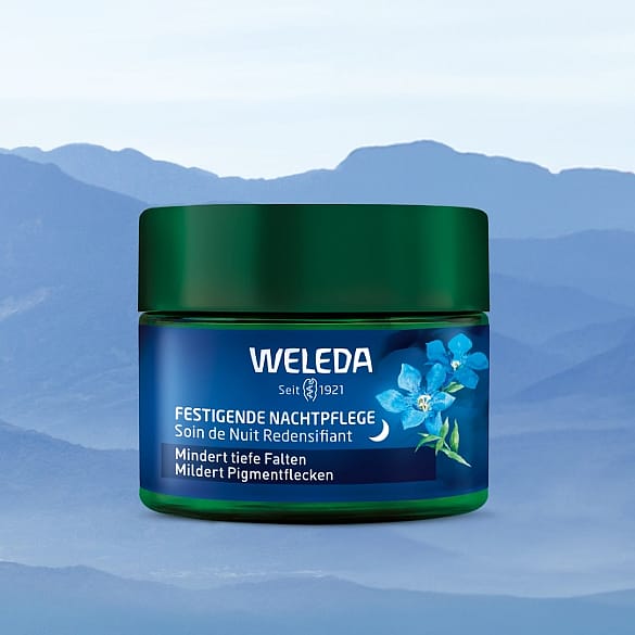 Alpen im Hintergrund, Nacht Creme