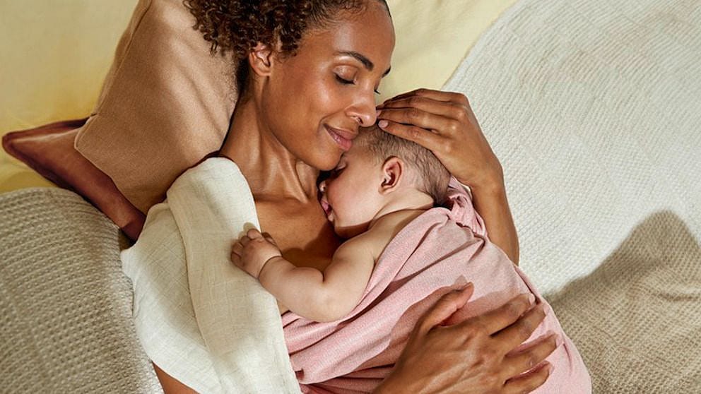 baby with mum