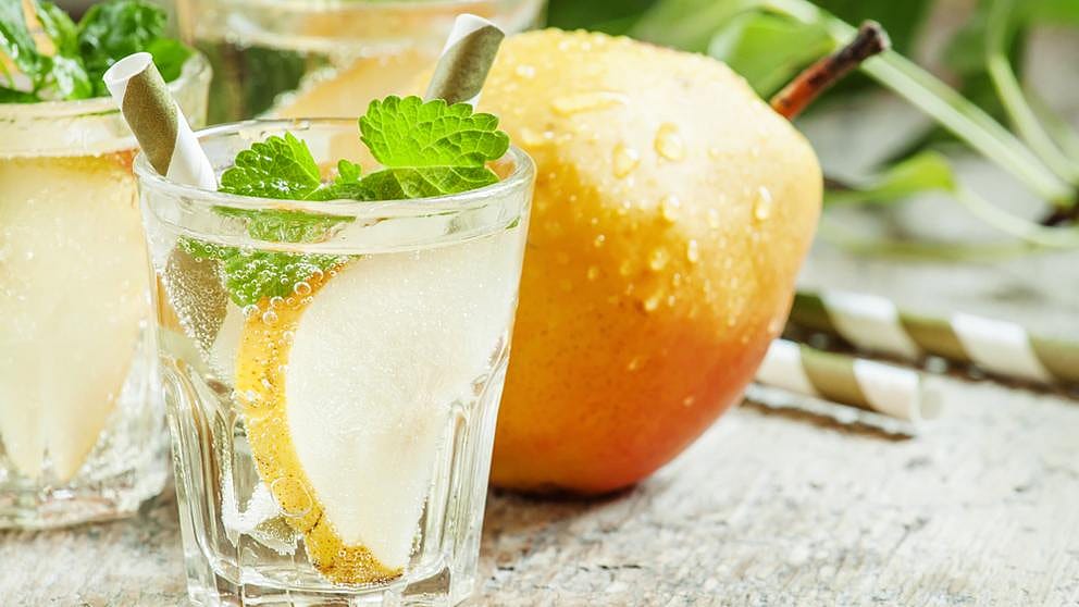 Schorlé de jus de poire fruité