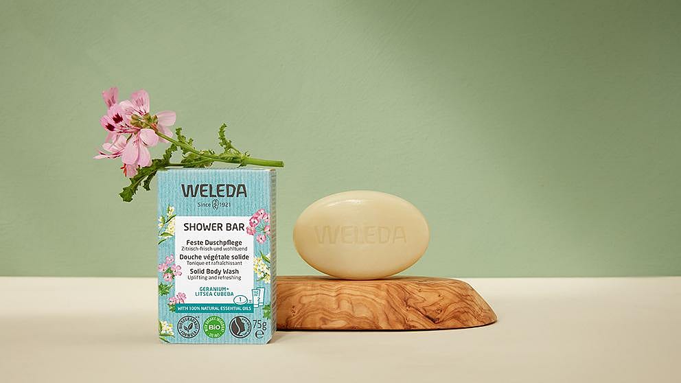 Feste Dusche Geranium + Litsea Cubeba
